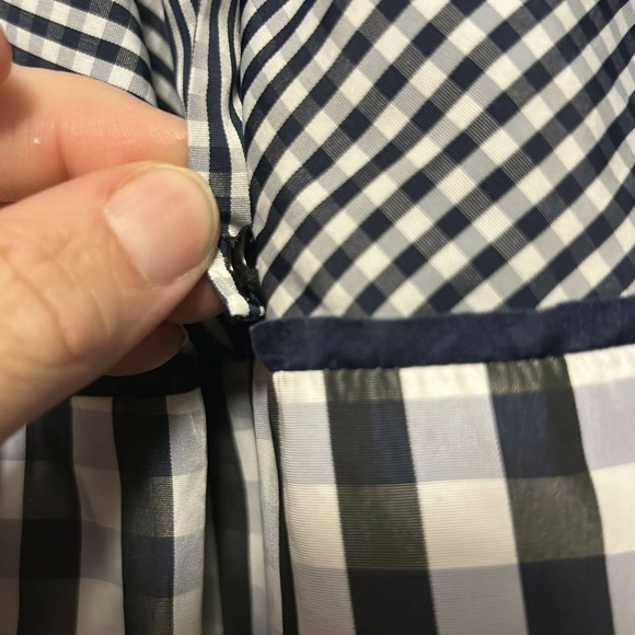 Dice Kayek High-Waisted Gingham Print Midi Skirt - Picture 5 of 8